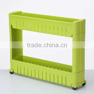 Plastic Bathroom Shelf With Two Layers Organizer thumbnail-2