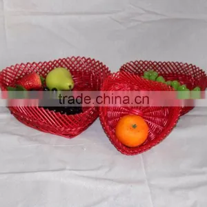 Wholesale Durable Heart-shaped Wicker Basket Wholesaler for Decoration thumbnail-1