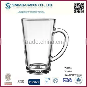 SGS Level KTZB37, New Design Wholesale Small Glass Coffee Mug With Lid thumbnail-1