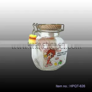 Glass Money Box With Lock thumbnail-1