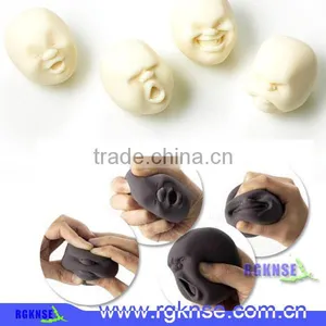 2017 New Design Soft Material Human Face Stress Ball for Release Stress thumbnail-1