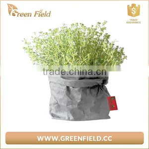 Grey Washable Paper Plant Bag,Kraft Paper Plant Pot thumbnail-2