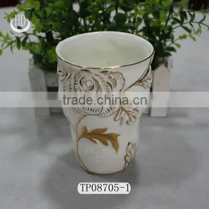 Fine Bone China Coffee Mug Without Handle thumbnail-1