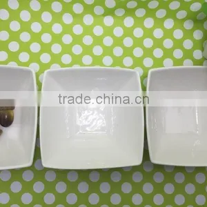 China Manufacturer Stocked White Porcelain Square Dish/food Dish/rice Dish thumbnail-5
