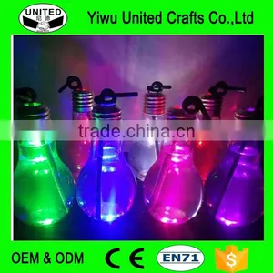 Spray Colored Drinking Glass Bulb Shape Glass Mason Jar With Handle thumbnail-1