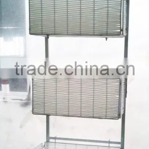 3 Tiers Over the Door Plastic Basket Storage Set Hanging Storage Basket thumbnail-3