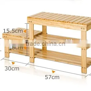 Simple Wooden Shoe Rack thumbnail-2