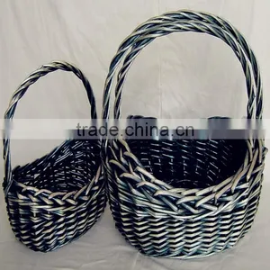 2016 New Design Cheap Handmade Small Shopping Basket thumbnail-6