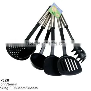 Set of 6 Nylon Kitchen Wares and Cookwares Skimmer Ladle Strainer Turner thumbnail-1
