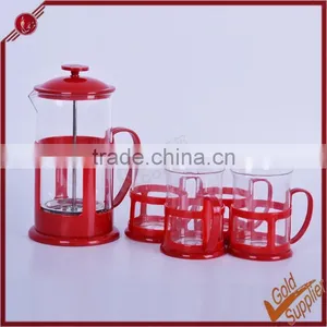 New Design High Quality Hot-sale Plastic Coffee French Press Mug for All Sizes thumbnail-1