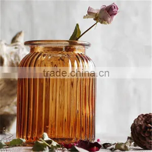 Cylinder Glass Vase in Purple Amber and Blue Color thumbnail-5