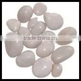 White Polished River Pebble Mosic Patten Tile/Cobble thumbnail-1