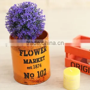 Wholesale Decorative Baby Bucket Small Metal Hanging Flower Bucket thumbnail-1