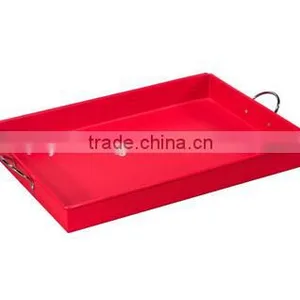 Round/ Square Metal Food Serving Tray thumbnail-1