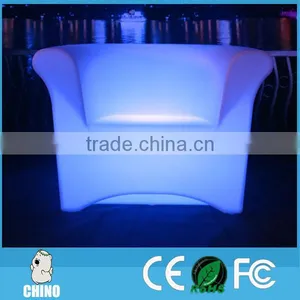 Restaurant Furniture LED Sofa With Table Big Sofa With Chair thumbnail-2