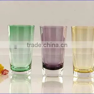 Hot Selling Fancy Color Glass Cup thumbnail-1