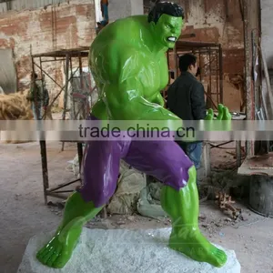Wholesale Promotion Resin Craft Polyresin Life Size Hulk Statue thumbnail-3