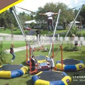 New Trampoline Bungee With Inflatable Bounce thumbnail-1