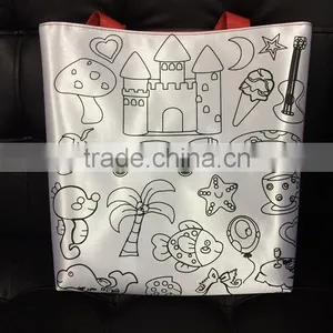 Animation Style DIY Schoolbag Graffiti Bag Children Shoulder Bags thumbnail-2