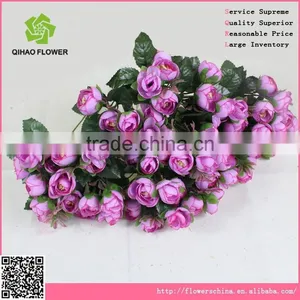 Fabric Camellia Bouquet Artificial Camellia Bouquet Flowers Landscaping Flowers thumbnail-3