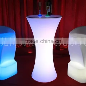 Colorful Plastic Rotational Led Chair/led Bar Chair/club Cocktail Table thumbnail-3