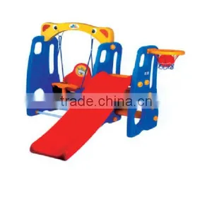 Hot Popular Sale Combination Indoor Plastic Slide And Swing Slide Indoor Kids Toys Supplier in Malaysia (A-19304) thumbnail-3