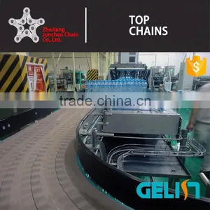 Plastic Side Flexing Flat Top Chains for Bottle Snap-on Gripper Roller Chains thumbnail-2
