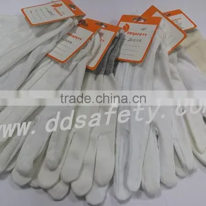DDSAFETY High Quality Blue Cotton Working Safety Gloves thumbnail-2