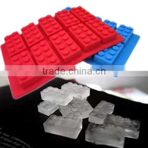 Blue FDA Toy Bricks Ice Cube Tray Yellow Ice Cube Tray thumbnail-1