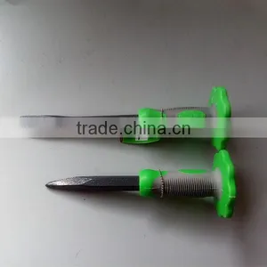 Powder Coated Cold Chisel With Plstic Handle thumbnail-1