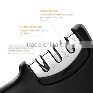 2016 Manual Ceramic Knife Sharpener 3 Stage Knife Sharpener thumbnail-4