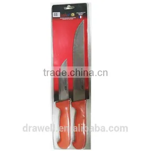 KN3224 2Pcs Colourful Plastic Handle Chef Knife Sets thumbnail-1