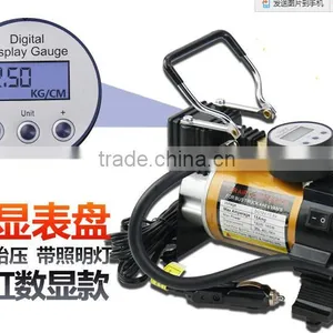 12v Portable Air Compressor Inflator Tire Pump Nozzle Needles 120 PSI LED Display thumbnail-1