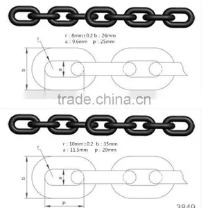 China OEM Marine Deck Mooring Hardware Studless Link Anchor Chain thumbnail-1