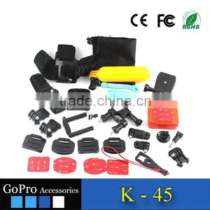 Cheap Factory Price Hot Selling Action Camera Kits Gopros Accessories Sports DV Cases Mounts Sets thumbnail-1