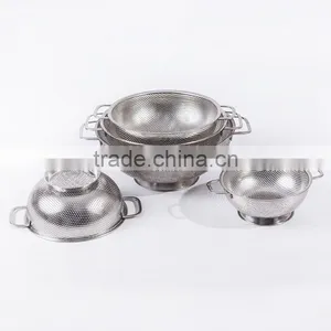 Wholesale Stainless Steel Colander Vegetable Basket thumbnail-2