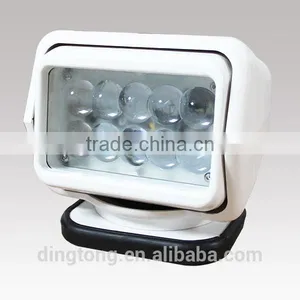 High Quality Marine Led Search Light 12v, 24v Marine Work Lights, Remote Control Spot Light 50W thumbnail-2