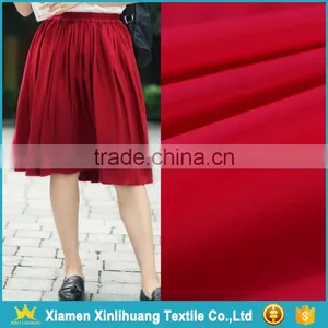 High Density Red 100% Cotton Poplin Dress Material Fabric for Sale thumbnail-1