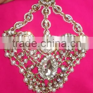 JHOOMAR JHUMAR Side Passa TIKA PEARL Crystal Hair Accessory thumbnail-1