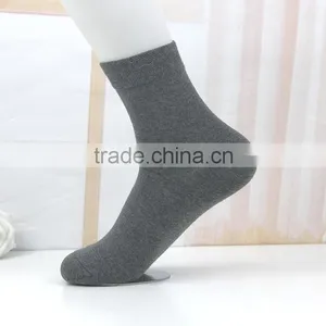 Zm40615b Pure Color Men Cotton Stocking Man Fancy Business Socks thumbnail-2