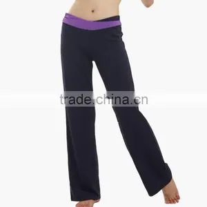 Yoga Wear Clothes in Stretch Waistband Wholesale Women Yoga Pants thumbnail-1