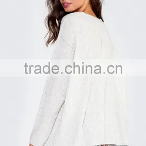 Chinese New Fashion Wool V Neck Sweater thumbnail-4