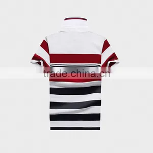 2015 Men's Polo Shirt With Stipe thumbnail-2