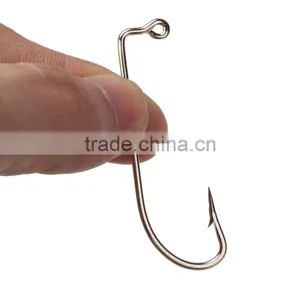 High Quality Size 3/0 Fishing Tools Lot 100PCS Jig Hook Jig Big Stainless Steel Fishing Hooks White Color Fish Hook thumbnail-6