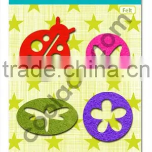Felt Iron on Fabric Colorful Patch Animal Butterfly Flower Beetle Fashion Accessories thumbnail-1