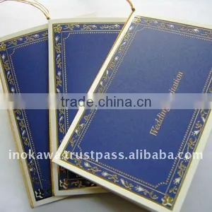 Japan Wedding Invitation Card 'IN CLASSIC BLUE' STOCKLOT Wholesale thumbnail-1
