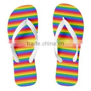Rainbow Gay Pride Pony Cartoon Beach Slippers Summer Flip Flop thumbnail-4