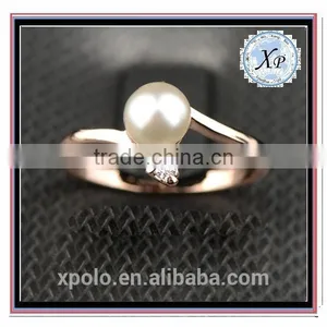 FACTORY PRICE Pearl Latest Latest Wedding Ring Designs thumbnail-4