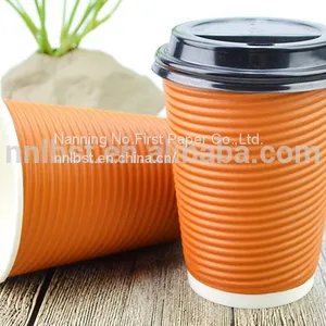 6oz 8oz 12 oz Different Size Custom Paper Cup for Coffee or Tea thumbnail-1