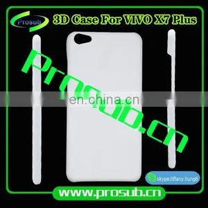 3d Sublimation Heat Transfer Blank Smartphone Case Cover for Prosub- VIVO X7 Plus thumbnail-1